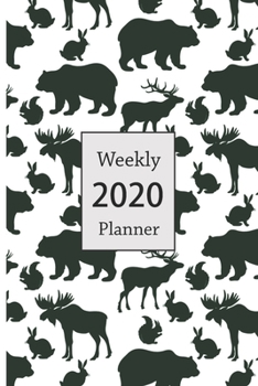 2020 Weekly Planner: Woodland 6 x 9 inch 150 Pages Year Months Weeks Calendar, Schedule, and Organizer plus Dot Grid Pages (January 2020 - December 2020) (Woodland Planners)