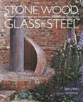 Hardcover Stone, Wood, Glass and Steel Book