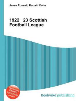 Paperback 1922 23 Scottish Football League Book