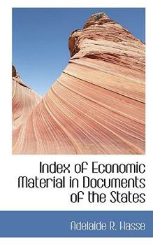 Paperback Index of Economic Material in Documents of the States Book