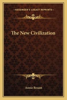Paperback The New Civilization Book