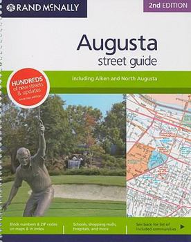 Spiral-bound Rand McNally Augusta Street Guide: Including Aiken and North Augusta Book
