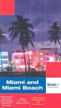 Paperback Mobil Miami and Miami Beach (Mobil City Guides) Book