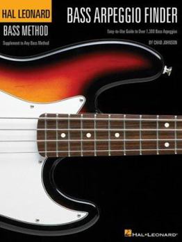Paperback Bass Arpeggio Finder: Easy-To-Use Guide to Over 1,300 Bass Arpeggios Hal Leonard Bass Method Book