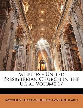 Paperback Minutes - United Presbyterian Church in the U.S.a.; Volume 17 Book