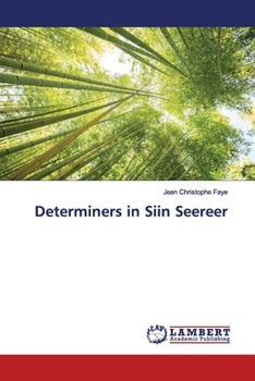 Paperback Determiners in Siin Seereer Book