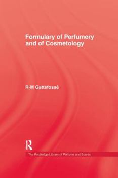 Paperback Formulary of Perfumery and Cosmetology Book