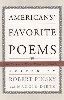 Hardcover Americans' Favorite Poems: The Favorite Poem Project Anthology Book