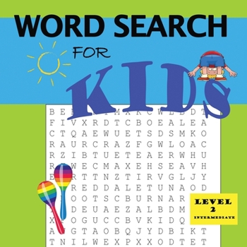 Paperback Word Search for Kids Level 2 [Large Print] Book