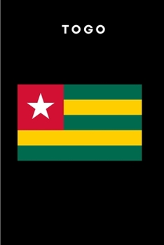 Paperback Togo: Country Flag A5 Notebook to write in with 120 pages Book