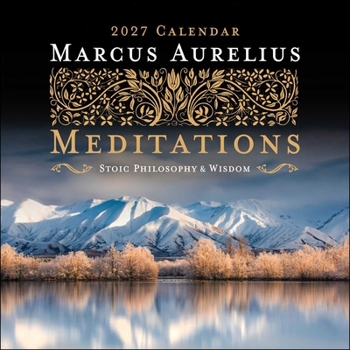 Marcus Aurelius Meditations 2027 Wall Calendar: Stoic Philosophy and Wisdom