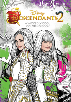 Paperback Descendants 2: A Wickedly Cool Coloring Book
