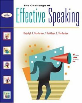 Paperback The Challenge of Effective Speaking (with InfoTrac and CD-ROM) Book