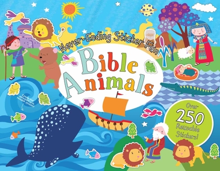 Spiral-bound Never-Ending Sticker Fun: Bible Animals Book