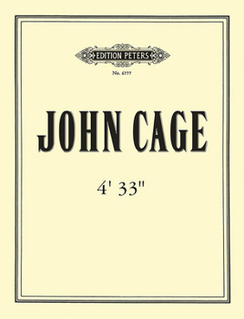 Paperback 4'33' (Tacet Version): Sheet Book