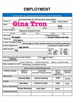 Paperback Employment Book