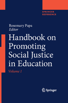 Hardcover Handbook on Promoting Social Justice in Education Book