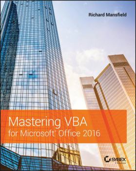 Paperback Mastering VBA for Microsoft Office 2016 Book