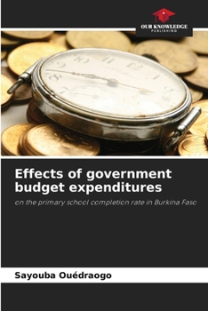 Paperback Effects of government budget expenditures Book