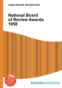 Paperback National Board of Review Awards 1958 Book