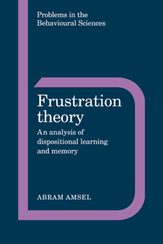 Paperback Frustration Theory: An Analysis of Dispositional Learning and Memory Book