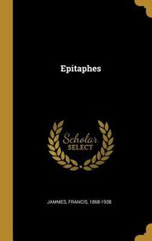 Hardcover Epitaphes [French] Book