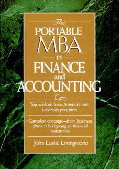 Paperback The Portable MBA in Finance and Accounting Book