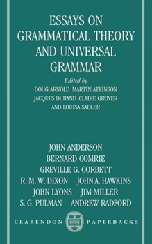 Paperback Essays on Grammatical Theory and Universal Grammar Book