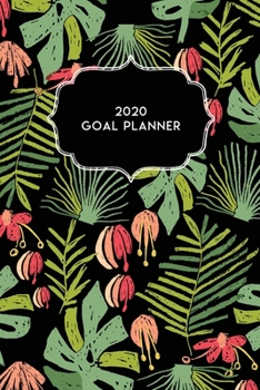 Paperback 2020 Goal Planner: 2020 Dated Goal Planner Focus Weekly Monthly Book