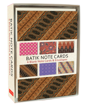 Cards Batik Note Cards: 6 Blank Note Cards & Envelopes (4 X 6 Inch Cards in a Box) Book