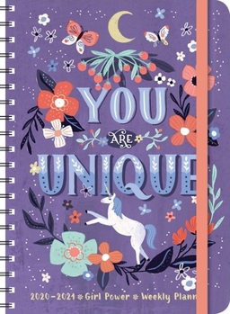 Girl Power 2020 - 2021 On-the-Go Weekly Planner: 17-Month Calendar with Pocket (Aug 2020 - Dec 2021, 5"" x 7"" closed)