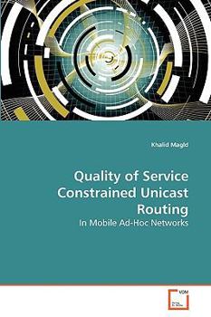 Paperback Quality of Service Constrained Unicast Routing Book