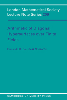 Paperback Arithmetic of Diagonal Hypersurfaces Over Finite Fields Book