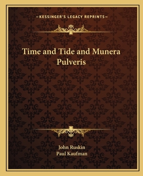 Paperback Time and Tide and Munera Pulveris Book