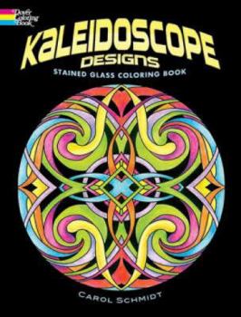 Paperback Kaleidoscope Designs Stained Glass Coloring Book