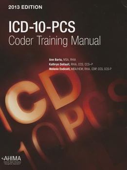 Spiral-bound ICD-10-PCs Coder Training Manual Book