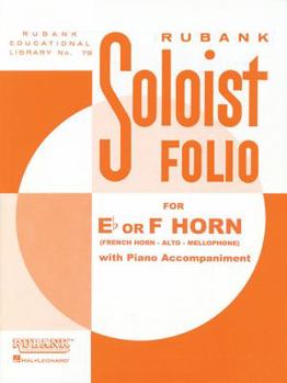 Paperback Soloist Folio: F or Eb Horn with Piano Accompaniment Book