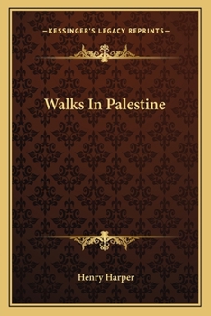 Paperback Walks In Palestine Book