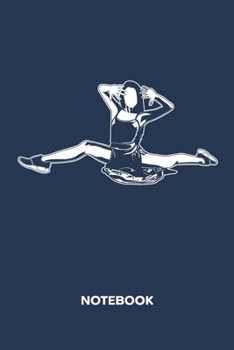 NOTEBOOK: Ruled Dancing Journal - Lined Dance Girl Organizer Dream Job Planner - Girlfriend Gift Idea Boyfriend - Ballet Dance Diary 6x9 Inch Dancing Woman 120 Pages - Dance Couple Birthday Present