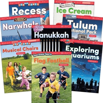 Paperback Addition & Subtraction: Grades K-1 (8-Book Set) Book