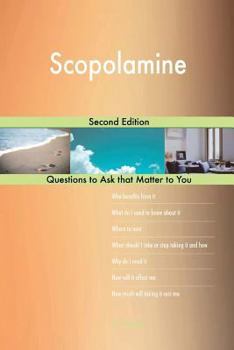 Paperback Scopolamine; Second Edition Book