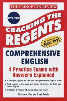 Paperback Cracking the Regents: Comprehensive English, 1999-2000 Edition Book