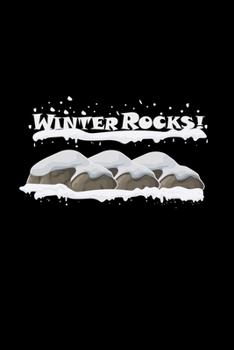 Paperback Winter rocks: 6x9 WINTER - dotgrid - dot grid paper - notebook - notes Book