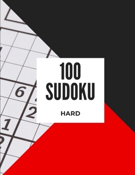 Paperback 100 sudoku Hard: Difficult Sudoku Puzzle book for adult - 8,5 in X 11 in - Large Print - Answer key included [French] [Large Print] Book