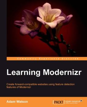 Paperback Learning Html5 Modernizr Book