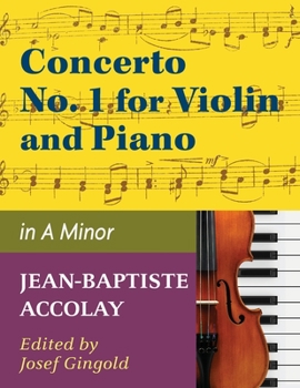 Paperback Accolay, J.B. - Concerto No. 1 in a minor for Violin - Arranged by Josef Gingold - International Book