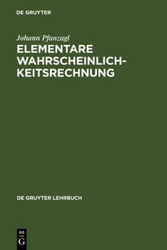 Hardcover Elementare Wahrscheinlichkeitsrechnung [German] Book