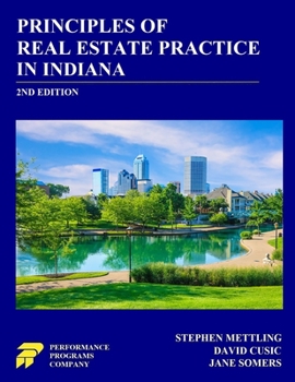 Paperback Principles of Real Estate Practice in Indiana: 2nd Edition Book