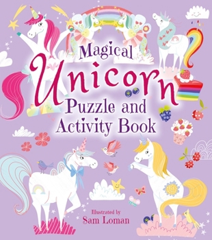 Paperback Magical Unicorn Puzzle and Activity Book