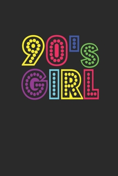 90's Girl: Graph Paper Notebook (6" x 9" - 120 pages) ~ Awesome 90er Themed Notebook for Daily Journal, Diary, and Gift